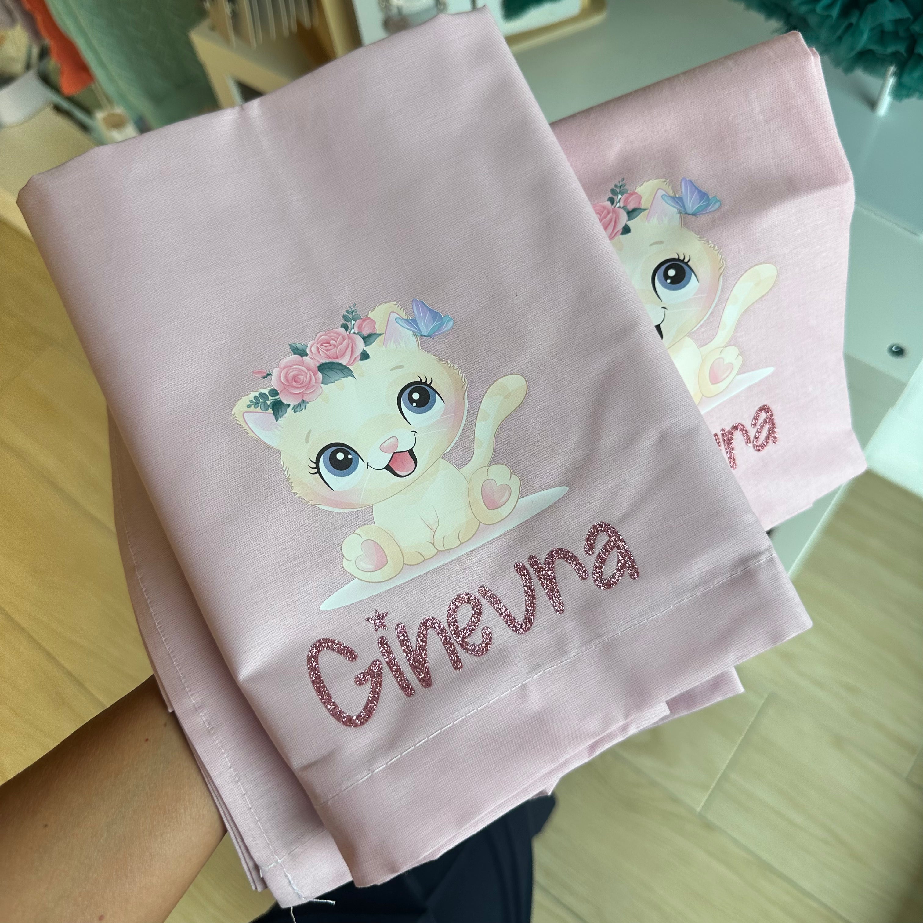 Lenzuolo personalizzabile per Asilo Sotto con ang. sopra e Federa - Be Brave Boutique