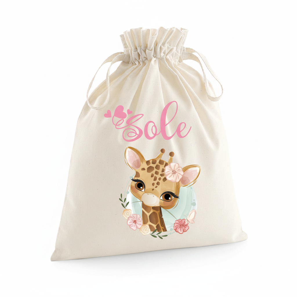 Personalised Newborn Birth Bag – Ideal for Changing, Hospital, and Nursery Moon Bear