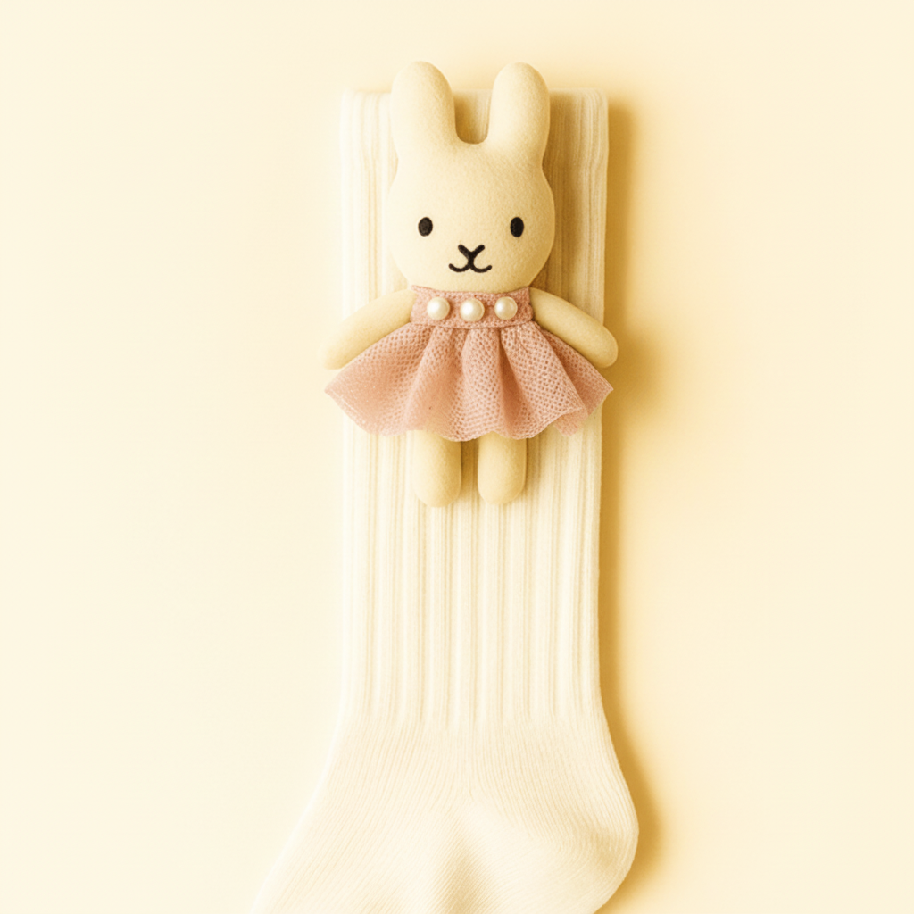 CALZA A COSTE PANNA BAMBOLINA