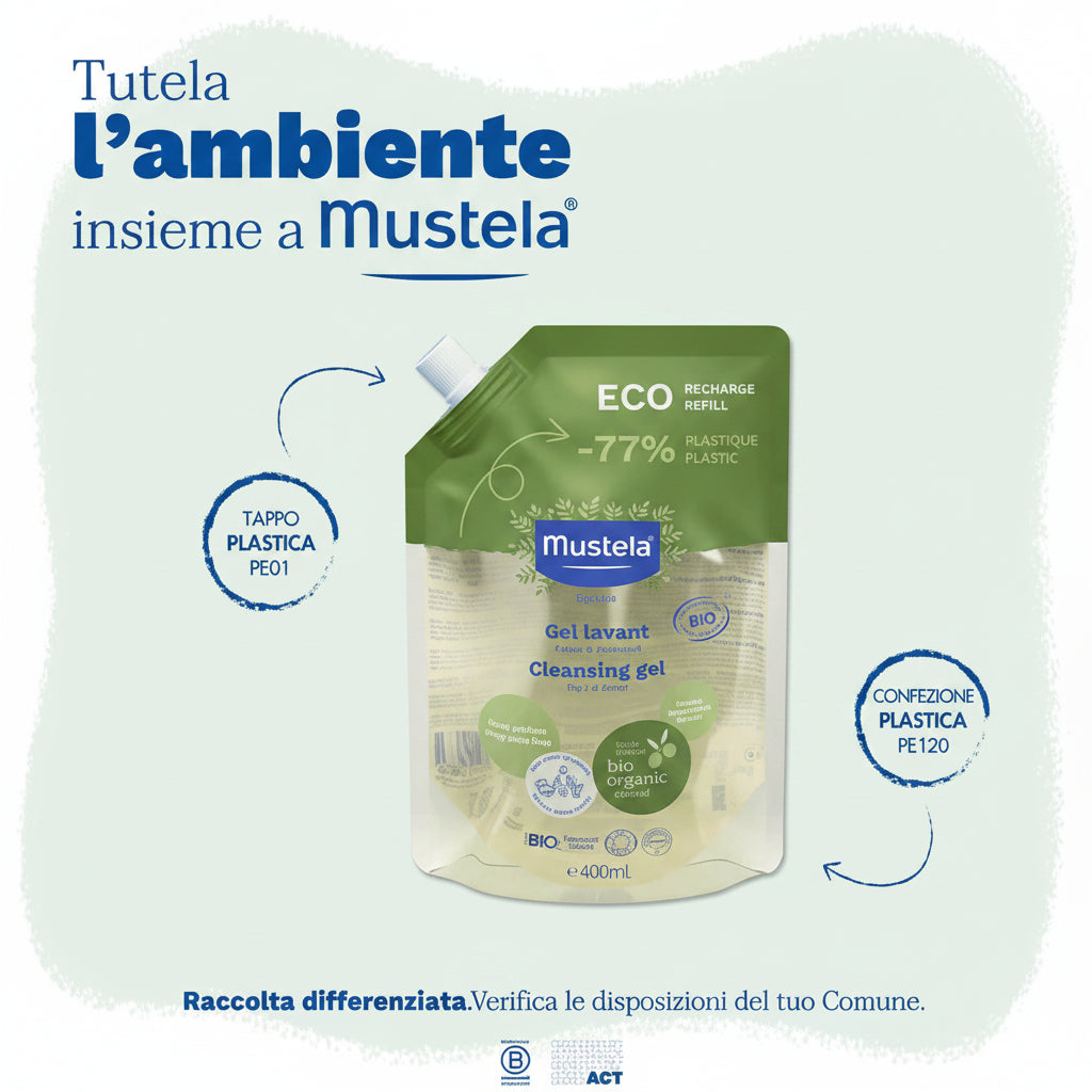 Eco-refill gel detergente certificato bio