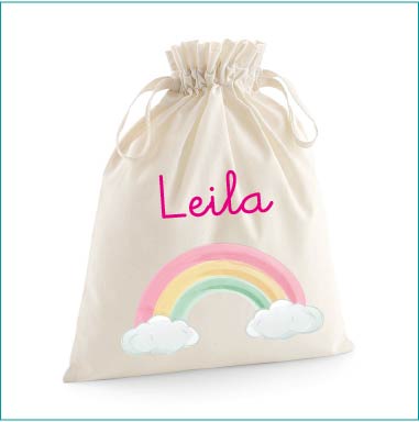 Sacchetti primi cambi/Organizer personalizzabili Arcobaleno - Be Brave Boutique