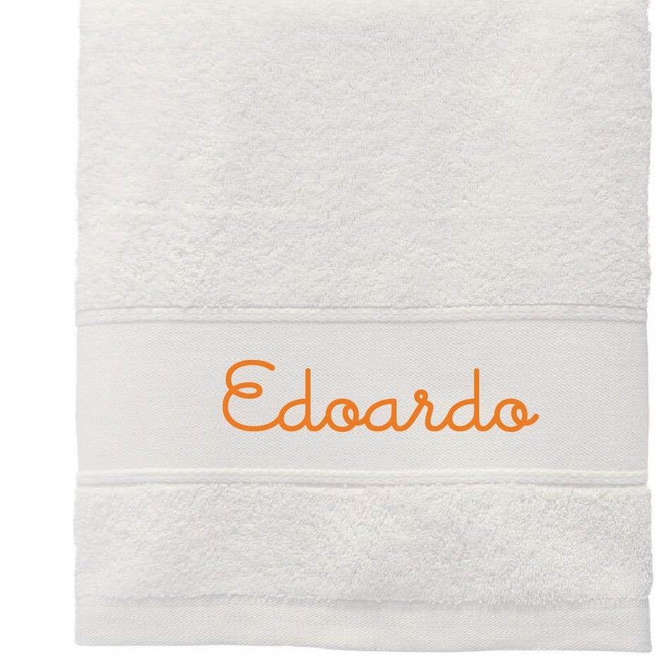 Asciugamani  personalizzato con nome Stampato disponibile in 3 misure - Be Brave Boutique