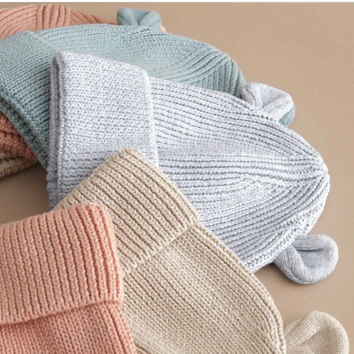 Cappellino per bambini con orecchie da orsetto