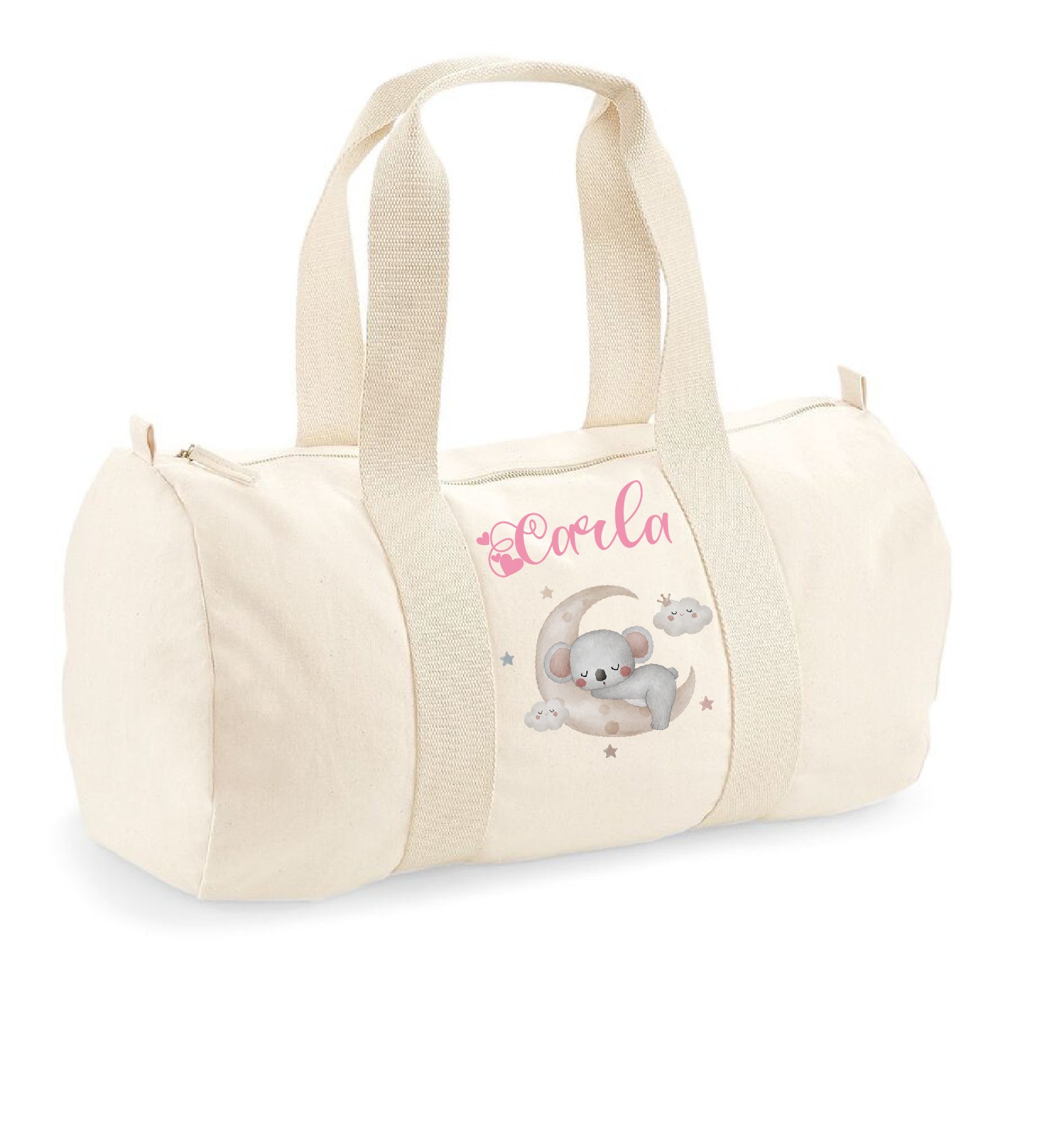 Borsone Nascita Personalizzato  in Cotone Koala Luna