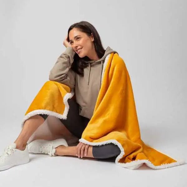 Coperta 130x170  in sherpa personalizzabile con nome