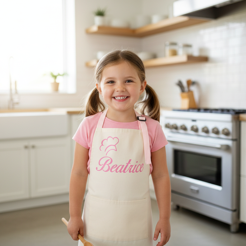 Grembiule da Chef in 100% cotone Personalizzabile Bambini - Be Brave Boutique