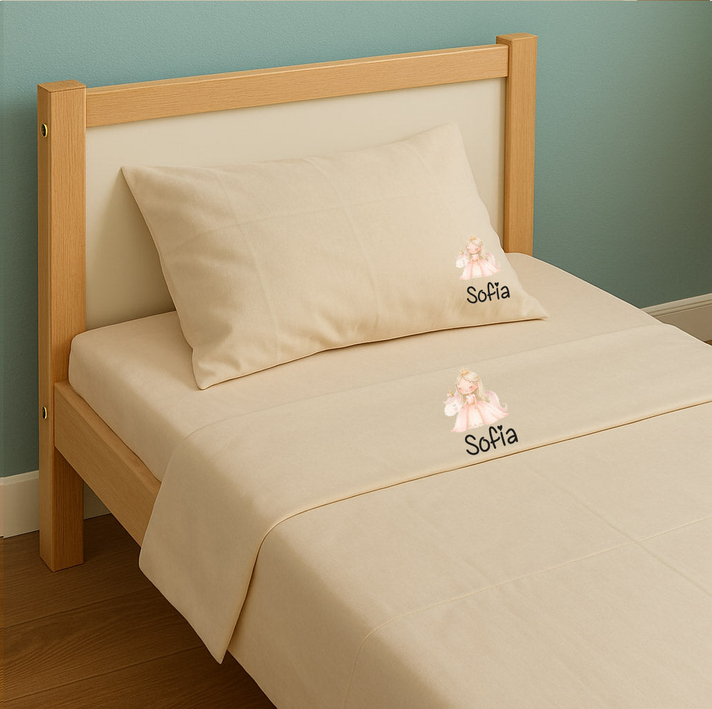 Lenzuolo personalizzabile per Asilo Sotto con ang. sopra e Federa - Be Brave Boutique