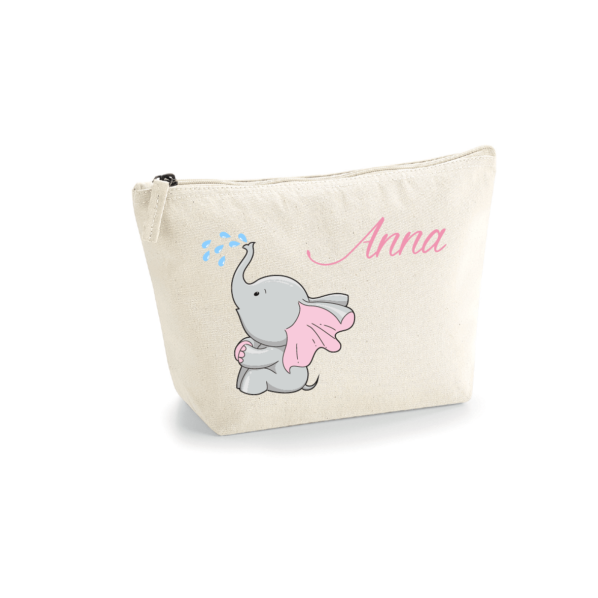 Pochette Neonato Personalizzata con Nome – Beauty Bambino  Elefantina gocce