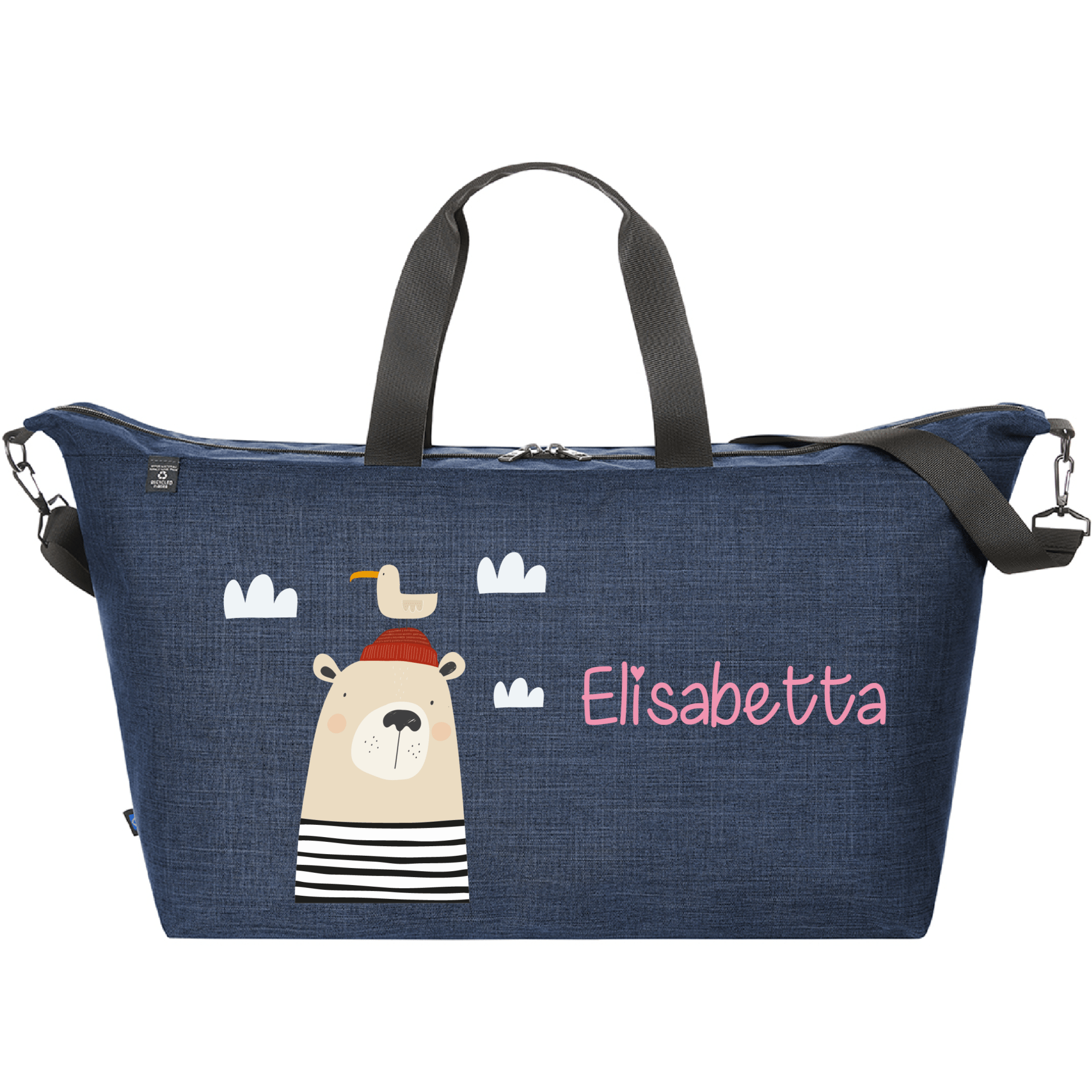 Borsone modello Family adatto al parto Orsetto Marinaio - Be Brave Boutique