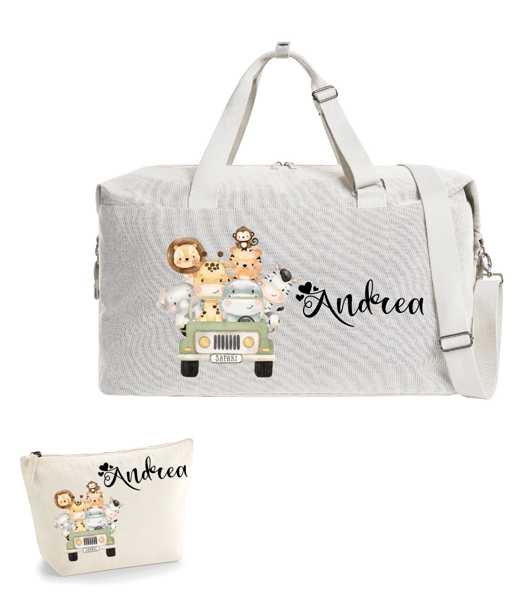 BORSONE SAFARI  E POCHETTE ABBINATA - Be Brave Boutique