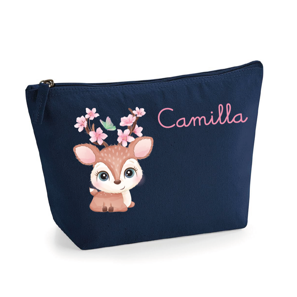 Pochette in cotone organico personalizzabile Cerbiatto - Be Brave Boutique