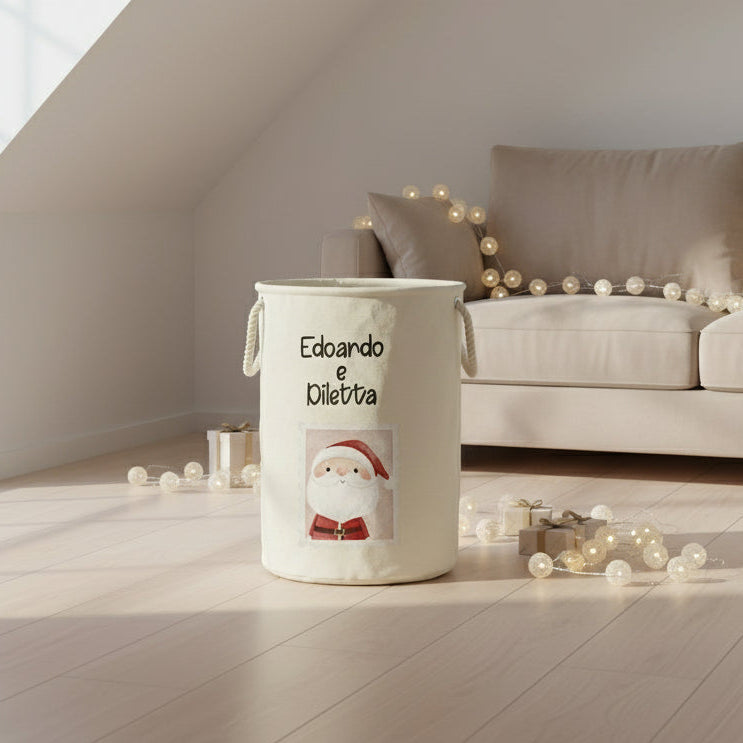 Cesta Multiuso Babbo Natale - Be Brave Boutique