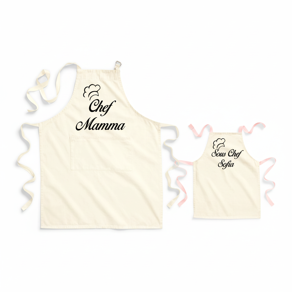 Grembiule da Chef in 100% cotone Personalizzabile Bambini - Be Brave Boutique