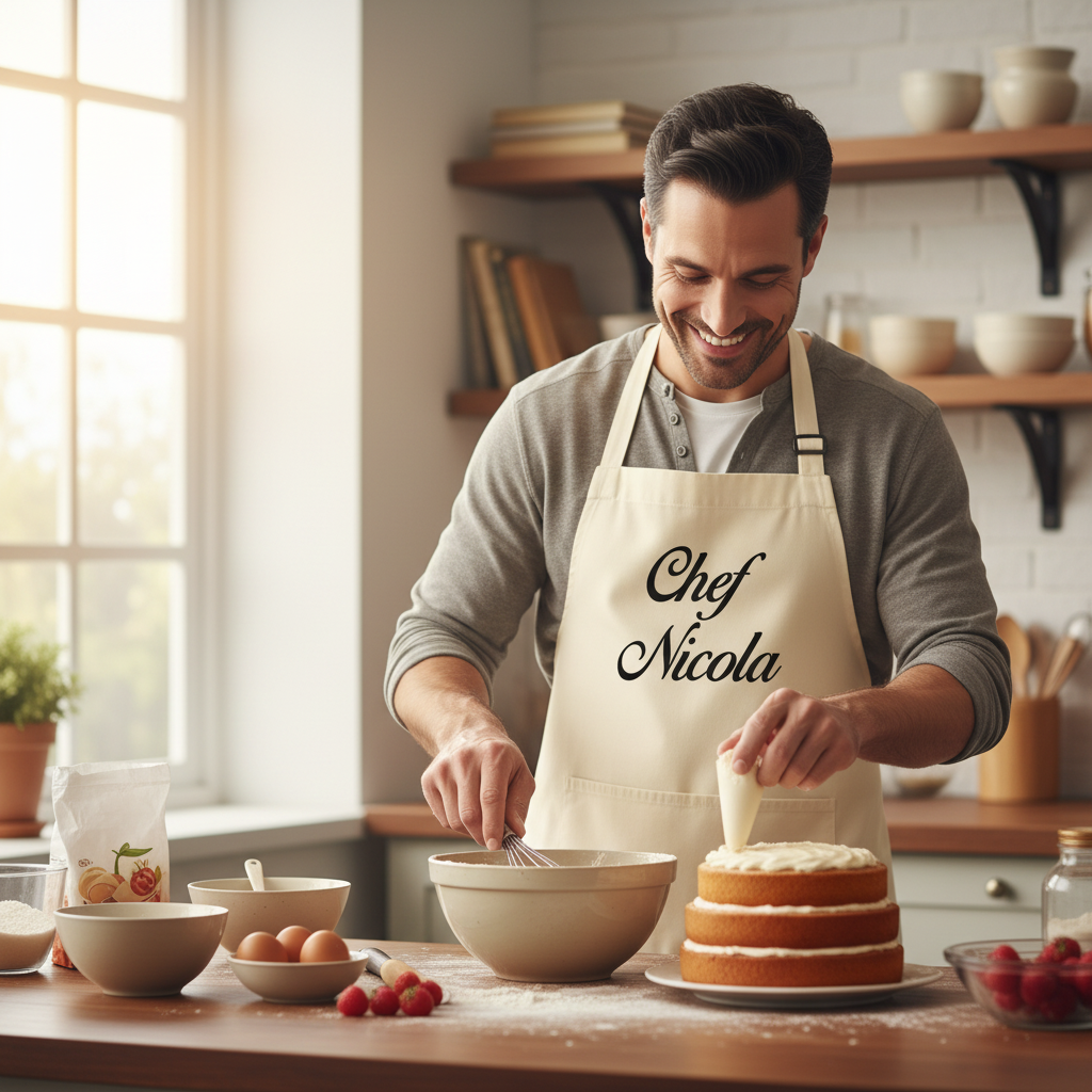 Grembiule chef in 100% cotone Personalizzabile Per Adulti - Be Brave Boutique