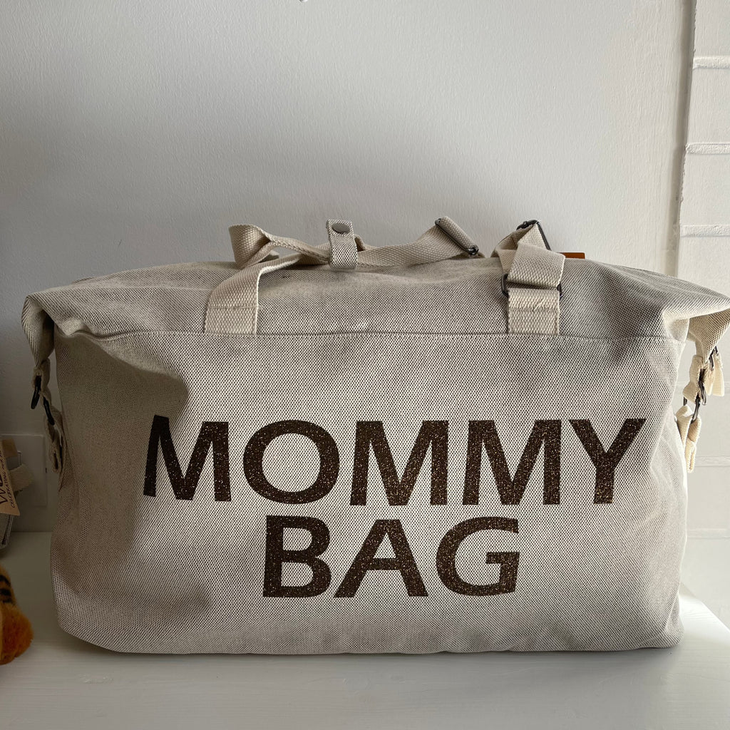 Borsone Mommy Bag in Bronzo Glitter - Be Brave Boutique