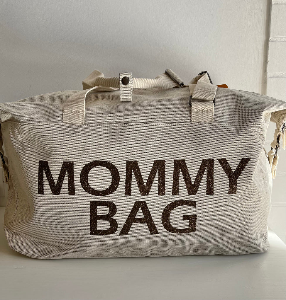 Borsone Mommy Bag in Bronzo Glitter - Be Brave Boutique
