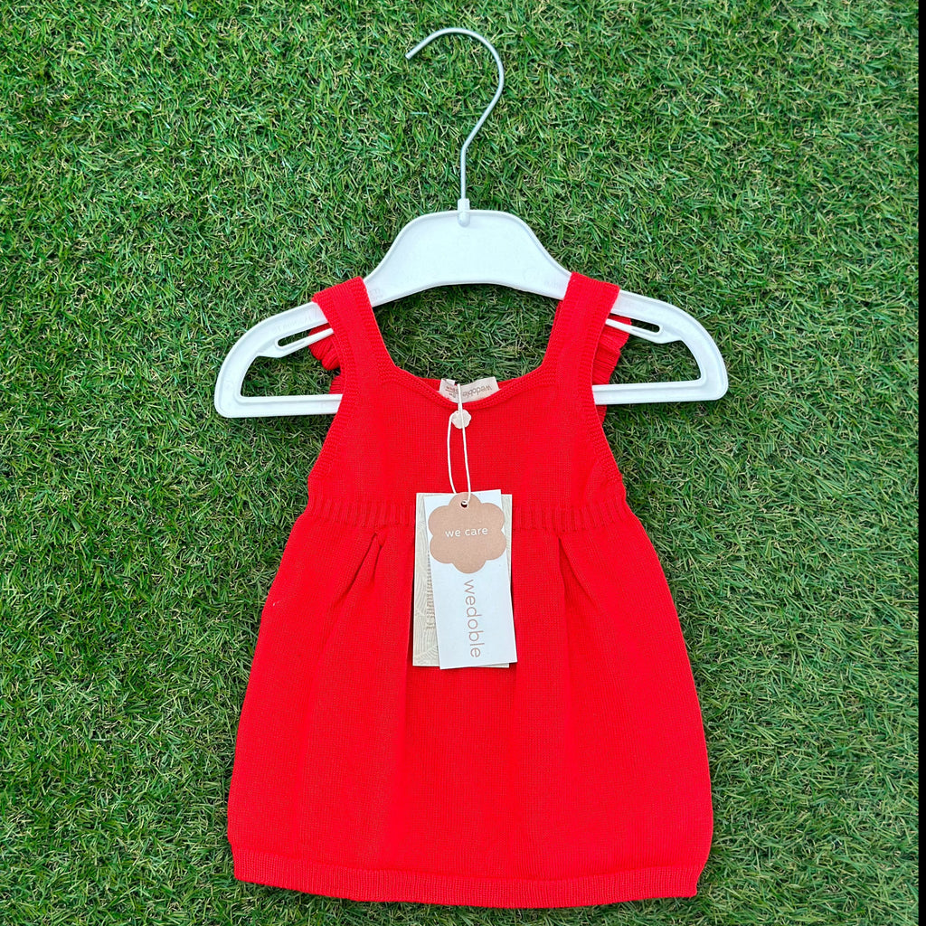 Abito in  maglia fine Rosso - Be Brave Boutique