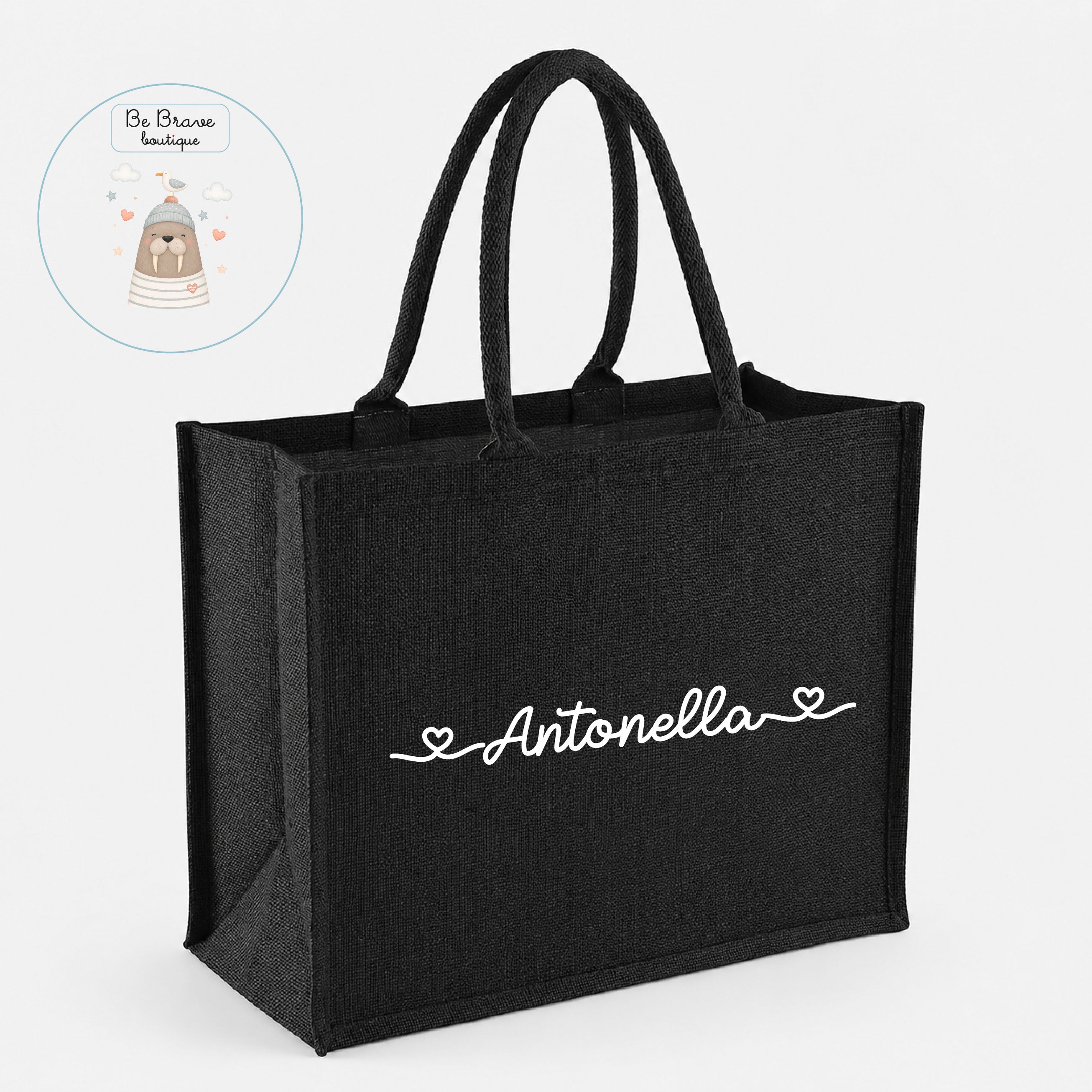 Shopper Maestra Elegante Personalizzata con Nome – Regalo Fine Anno Insegnante