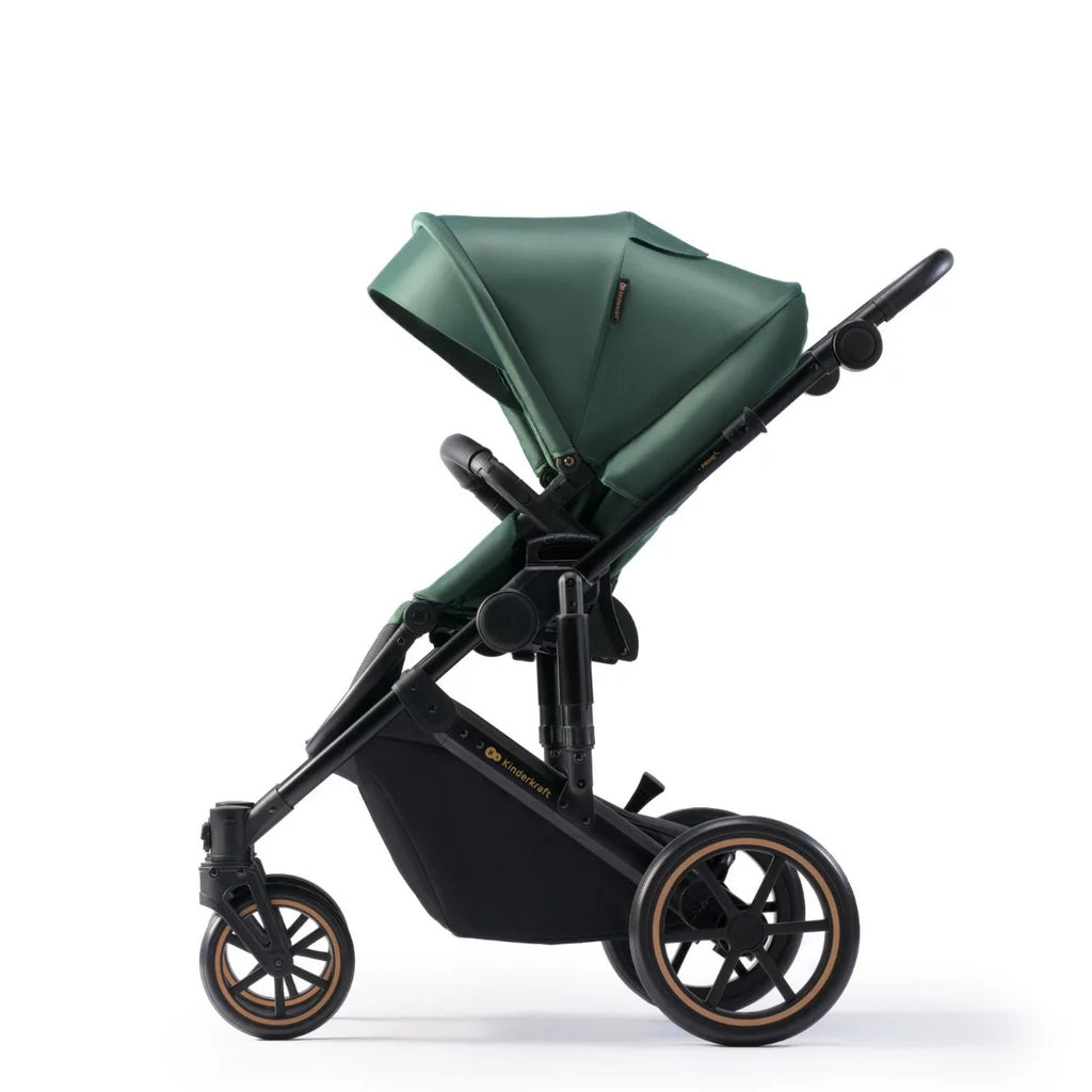 Passeggino Trio PRIME 2 Kinderkraft Dark Green - Be Brave Boutique