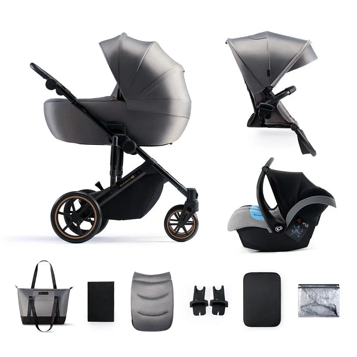 Passeggino Trio PRIME 2 Kinderkraft Grigio IN ARRIVO - Be Brave Boutique