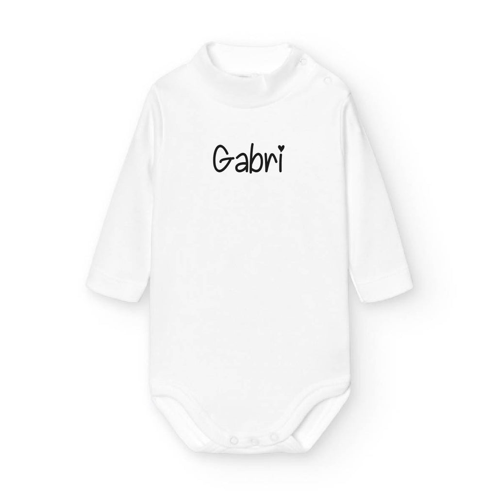 Body per Bambini con collo alto Bianco - Be Brave Boutique