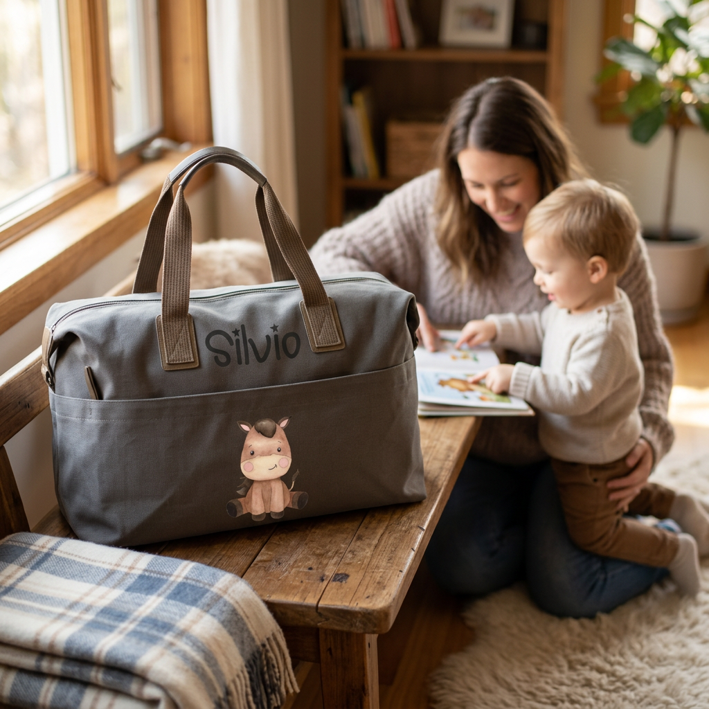 Borsone medio personalizzabile Baby Horse