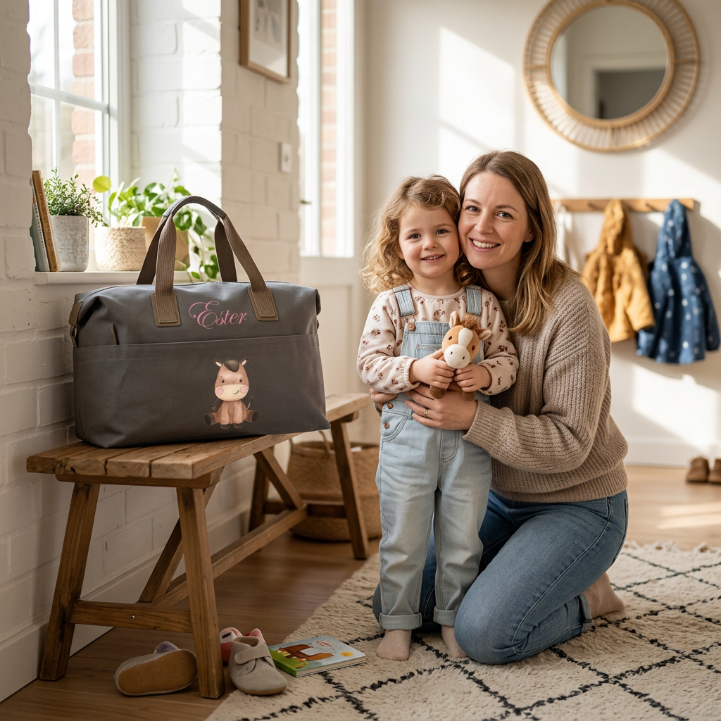 Borsone medio personalizzabile Baby Horse