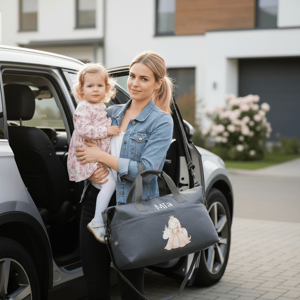 Borsone medio personalizzabile Principessa Unicorno - Be Brave Boutique