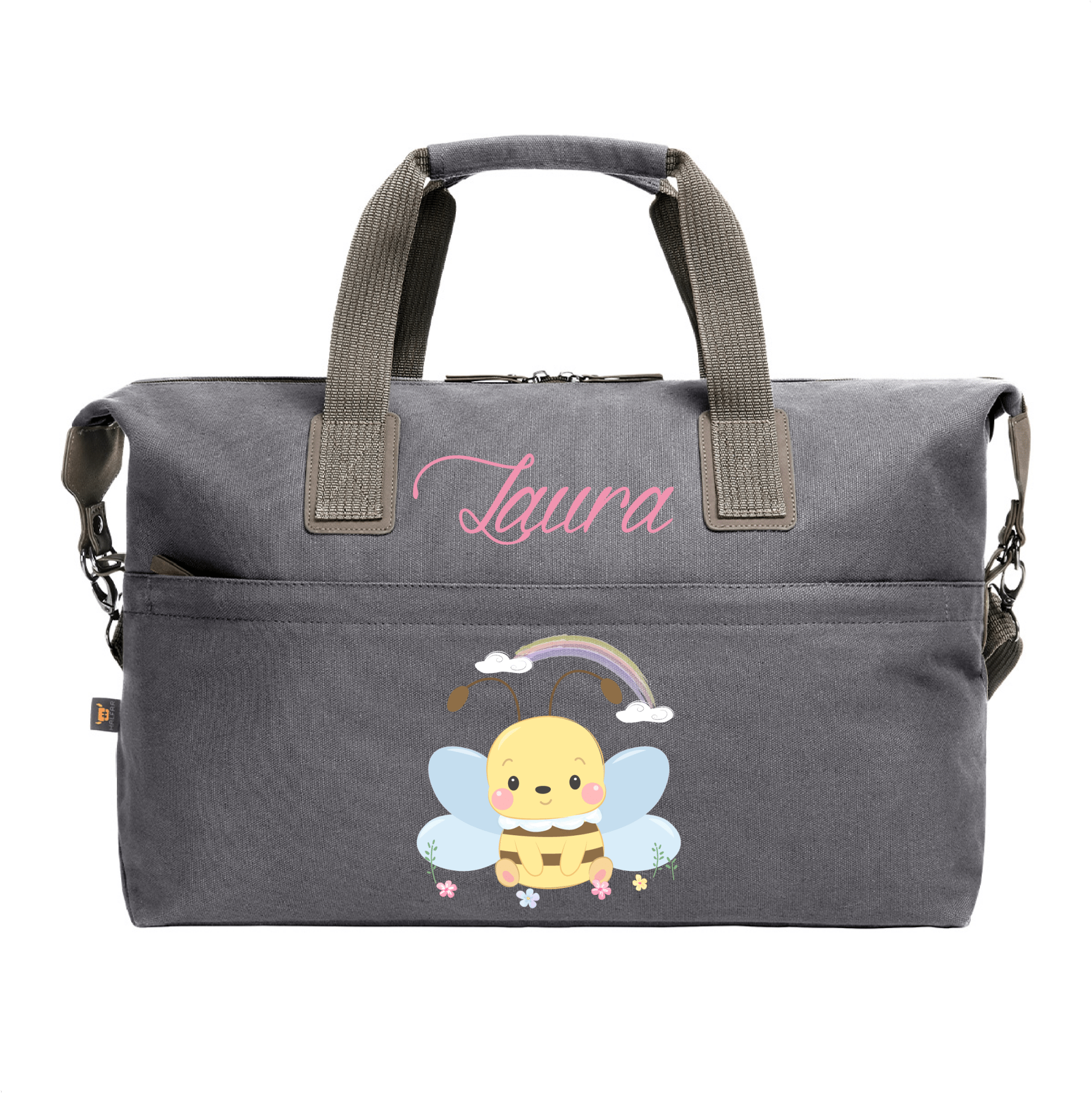 Borsone medio in cotone personalizzabile Apina - Be Brave Boutique