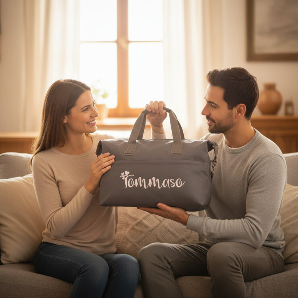 Borsone medio personalizzabile con Nome - Be Brave Boutique