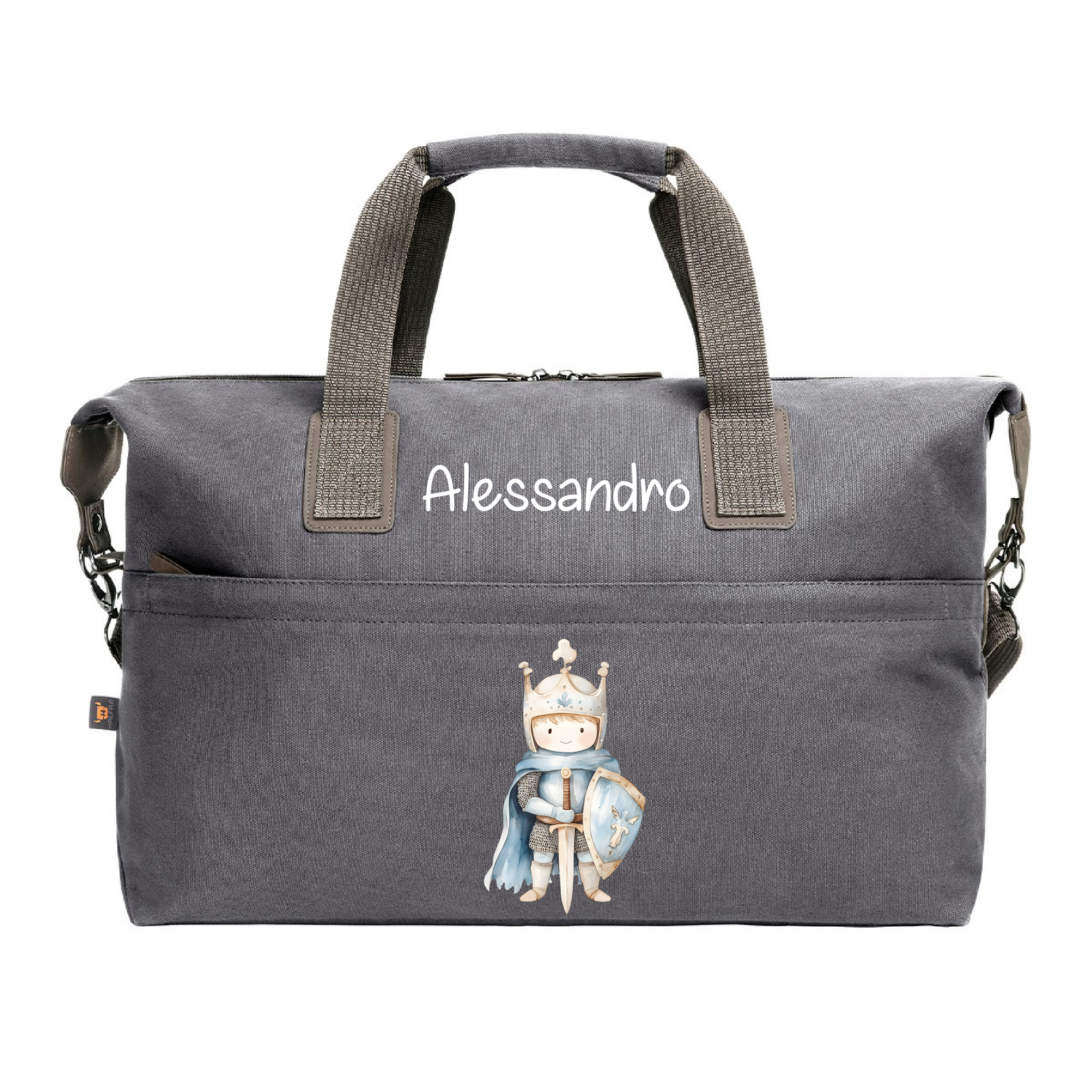 Borsone medio personalizzabile Principe Azzurro - Be Brave Boutique