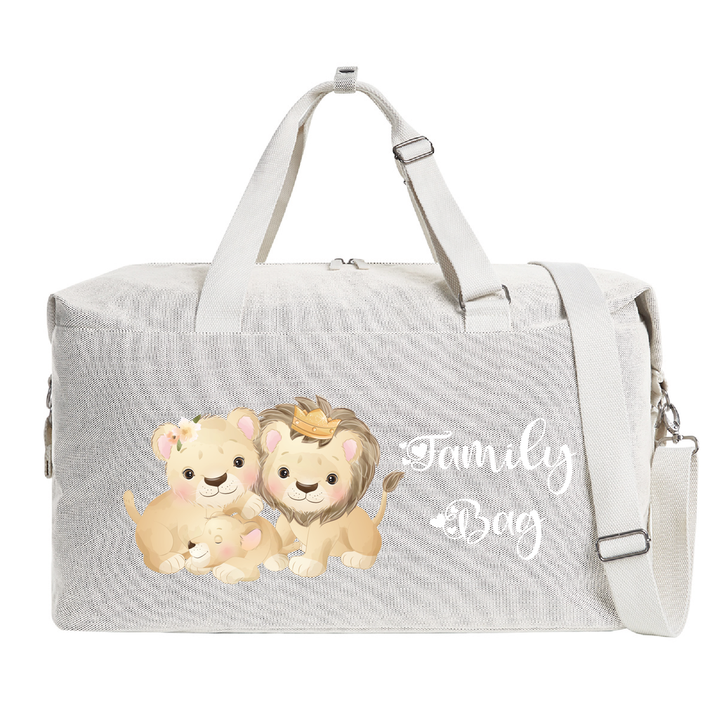 Borsone modello “Mommy” Beige Famiglia Leoni - Be Brave Boutique
