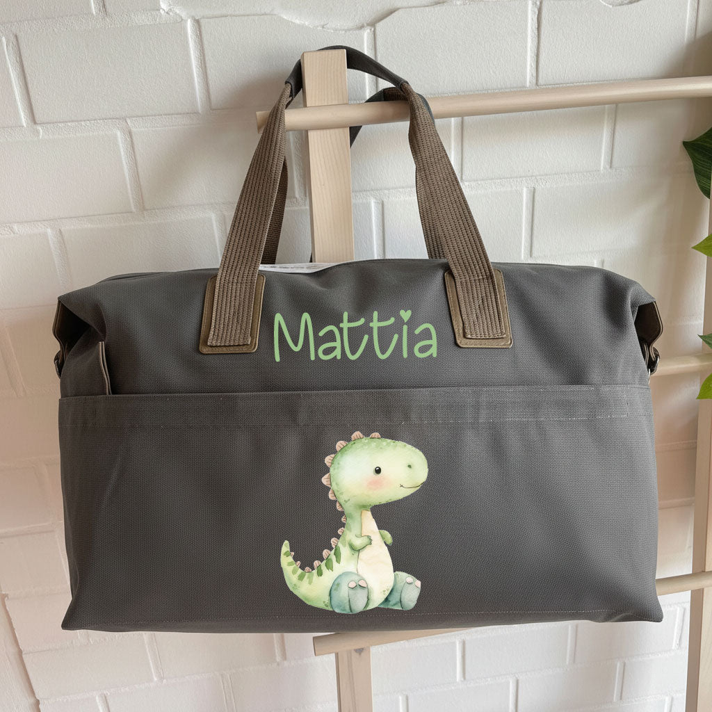 Borsone medio personalizzabile Dinosauro