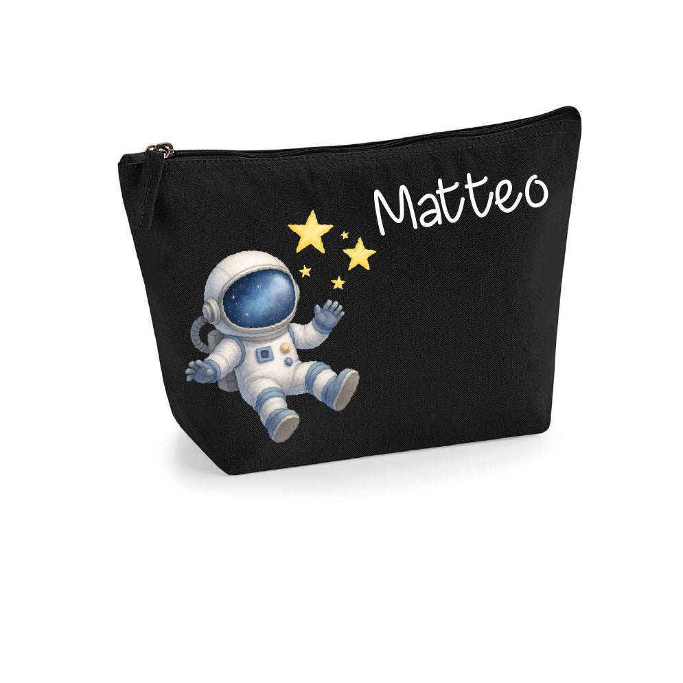 Pochette in cotone organico personalizzabile Astronauta - Be Brave Boutique