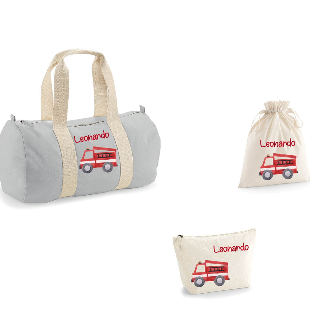 Borsone, pochette e sacchetto in cotone personalizzabile Pompieri - Be Brave Boutique