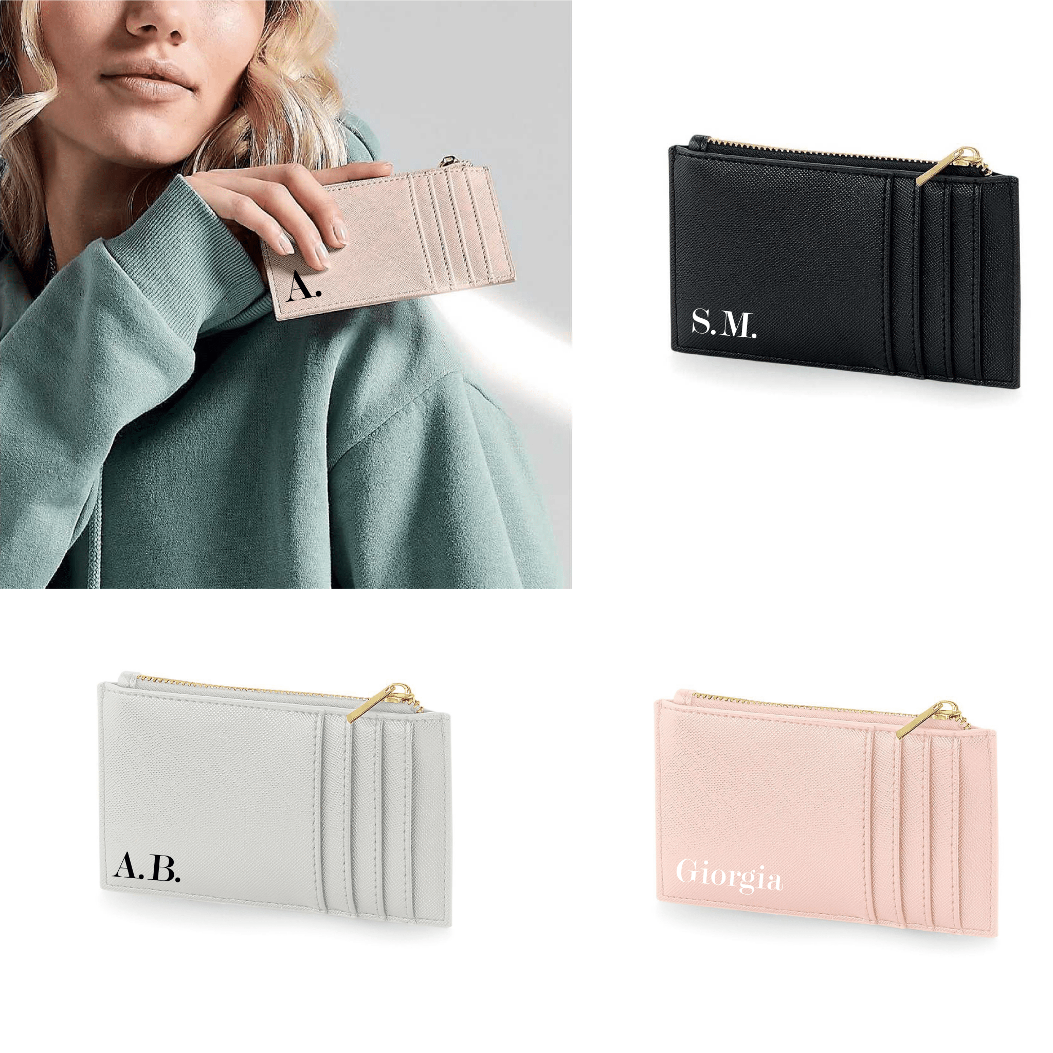 Porta carte di credito personalizzabile - Be Brave Boutique