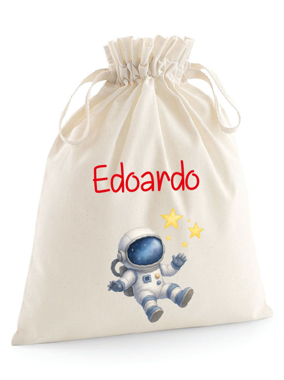 Sacchetti primi cambi/Organizer personalizzabili Astronauta - Be Brave Boutique
