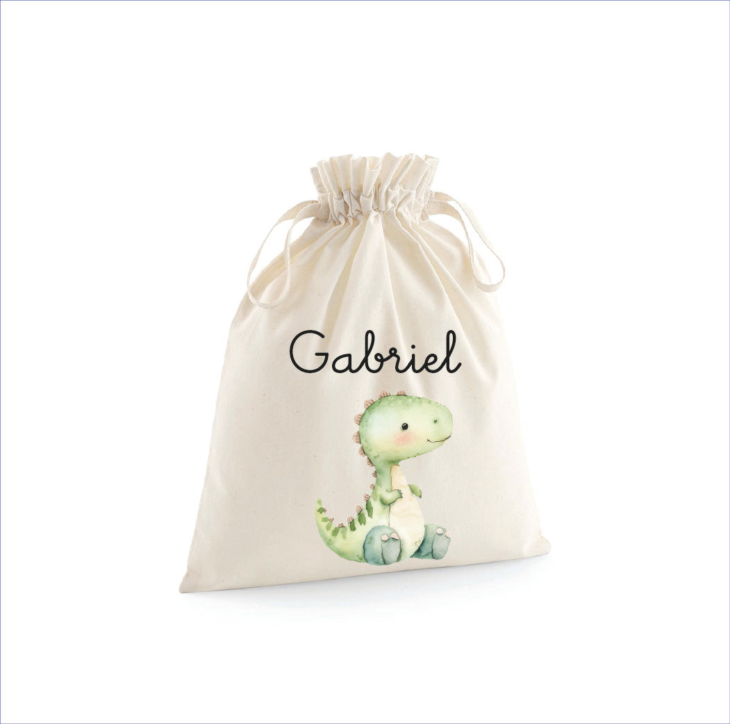 Sacchetti primi cambi personalizzabili Dinosauro