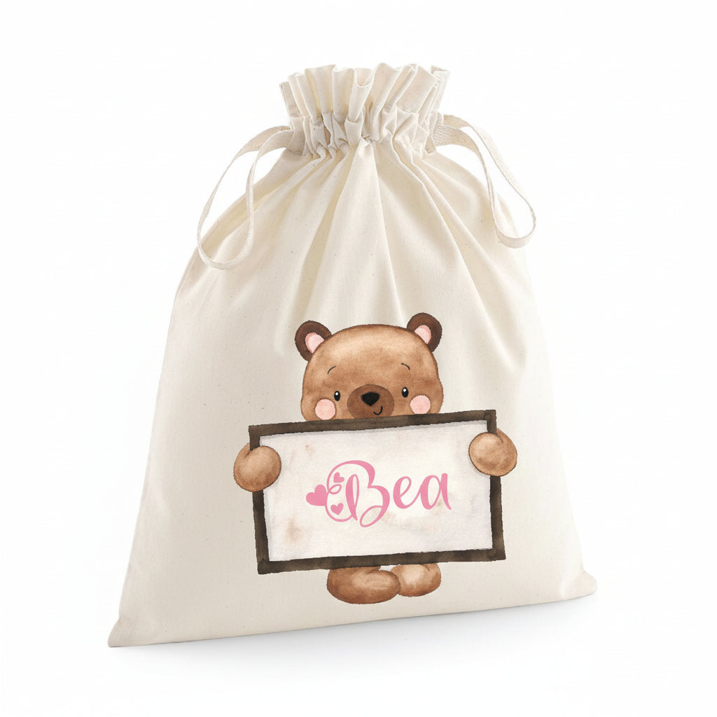 Sacchetti primi cambi/Organizer personalizzabili Orsetto Lavagna - Be Brave Boutique