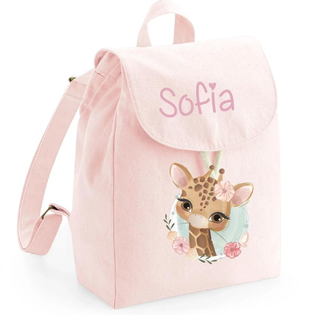 Mini Zaino  per bambini  in cotone Giraffa - Be Brave Boutique