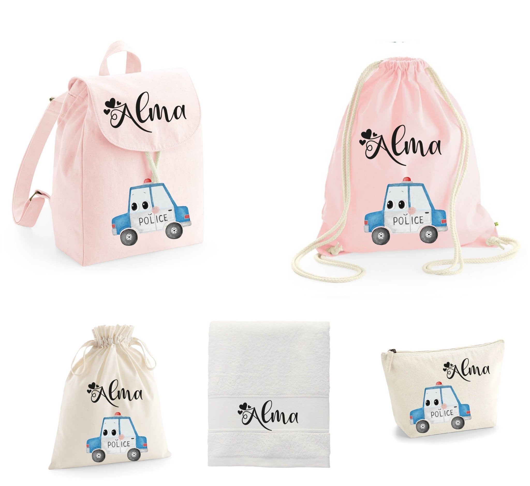 SUPER Set asilo Macchina Polizia - Be Brave Boutique