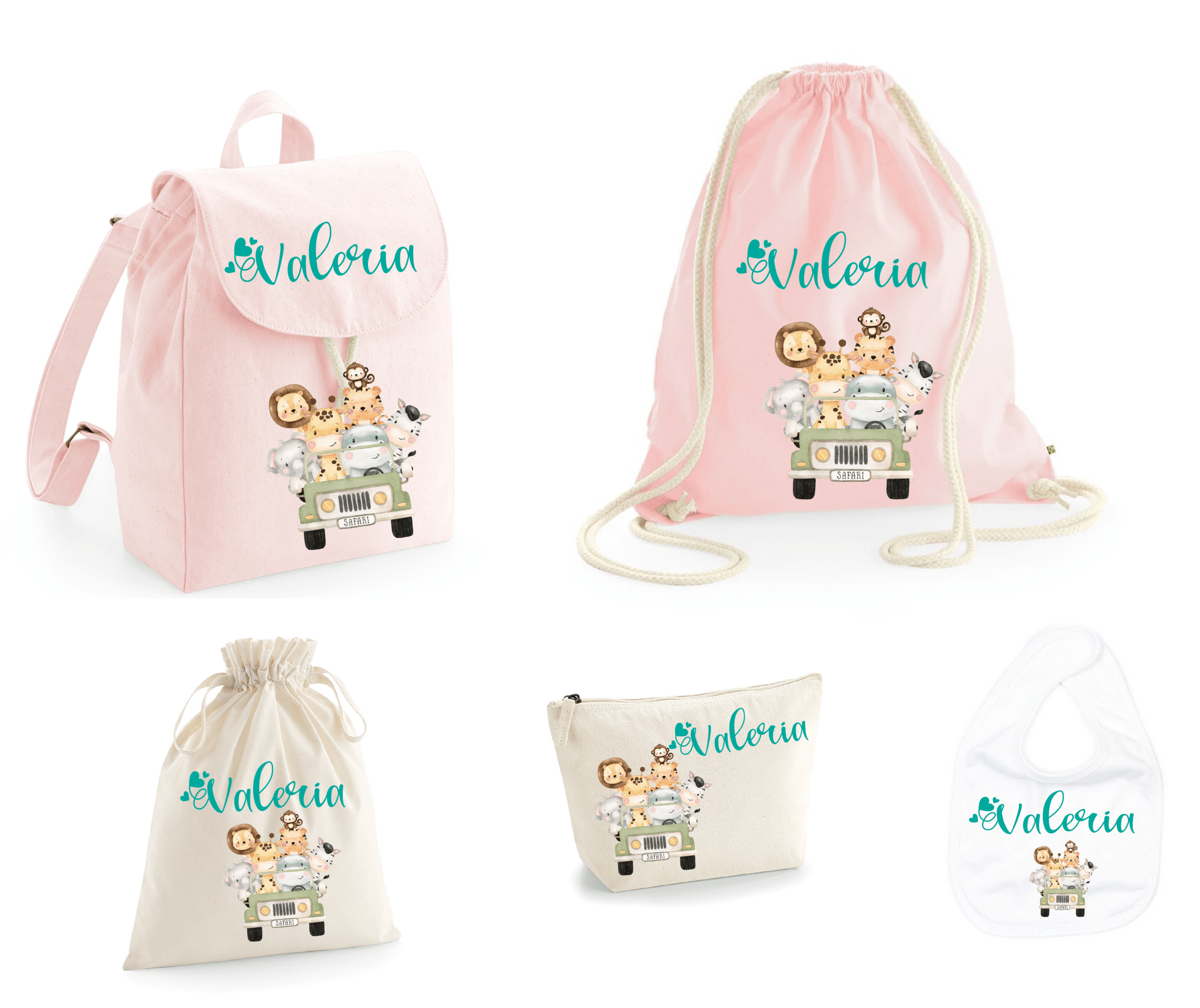 SUPER Set asilo Safari Verde - Be Brave Boutique