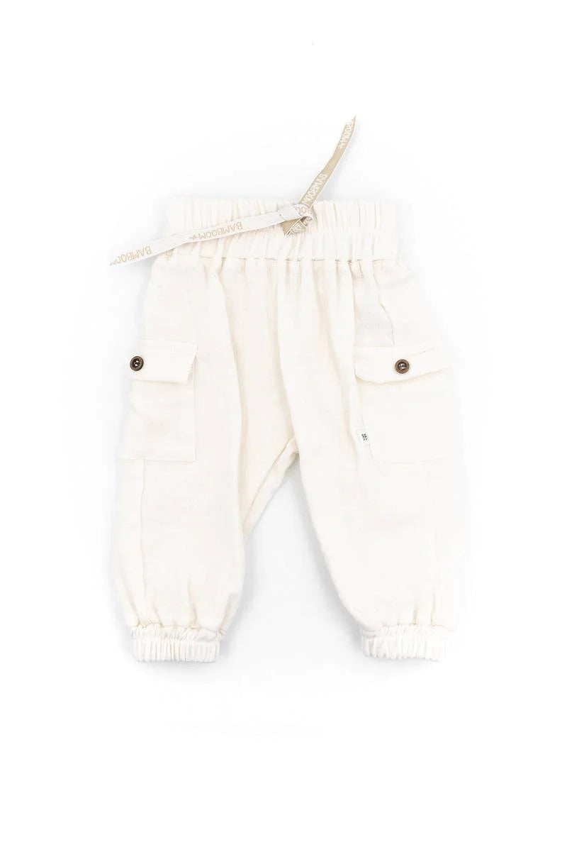 Pantalone con tasche laterali - Bianco 61 – Be Brave Boutique
