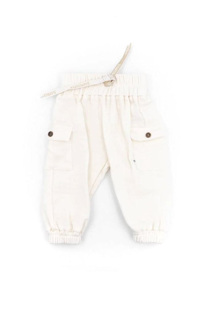 Pantalone con tasche laterali - Bianco 61 - Be Brave Boutique