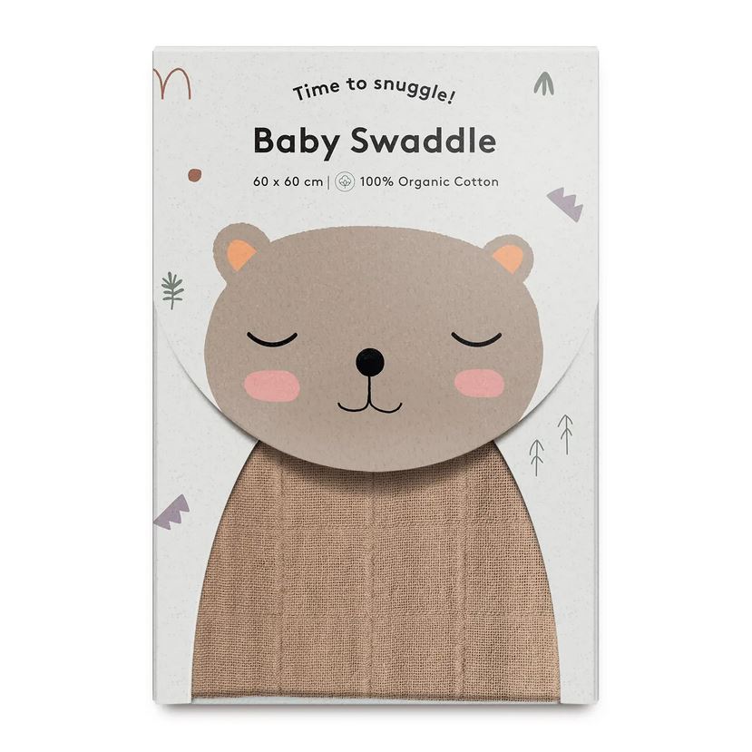Coperta Swaddle Mini Baby/Sabbia - Be Brave Boutique