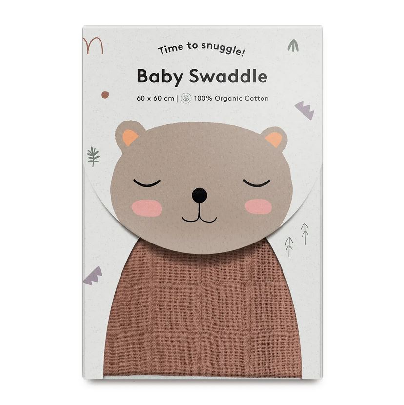Coperta Swaddle Mini Baby/Berry - Be Brave Boutique