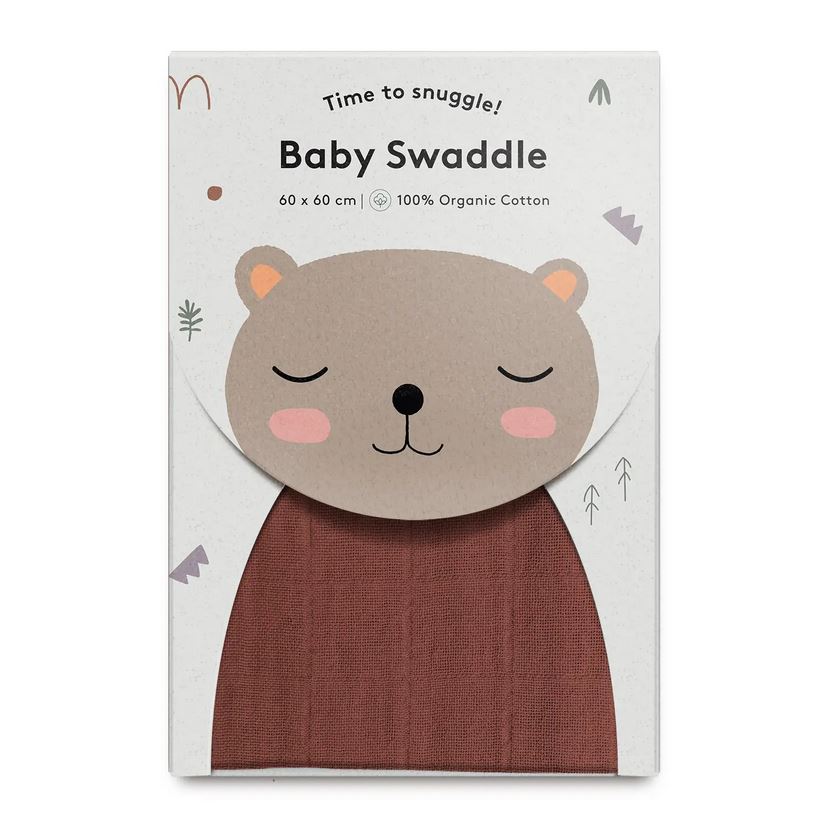 Coperta Swaddle Mini Baby/Auburn - Be Brave Boutique