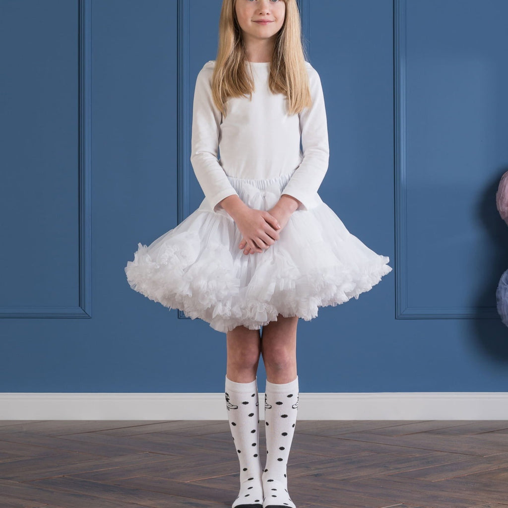 Gonna Ampia in Tulle White - Be Brave Boutique