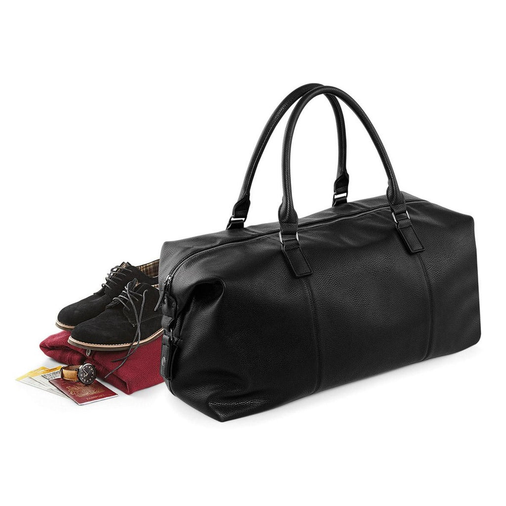 Borsone da viaggio  in 100% pelle sintetica, classico ed elegante tasche e zip - Be Brave Boutique