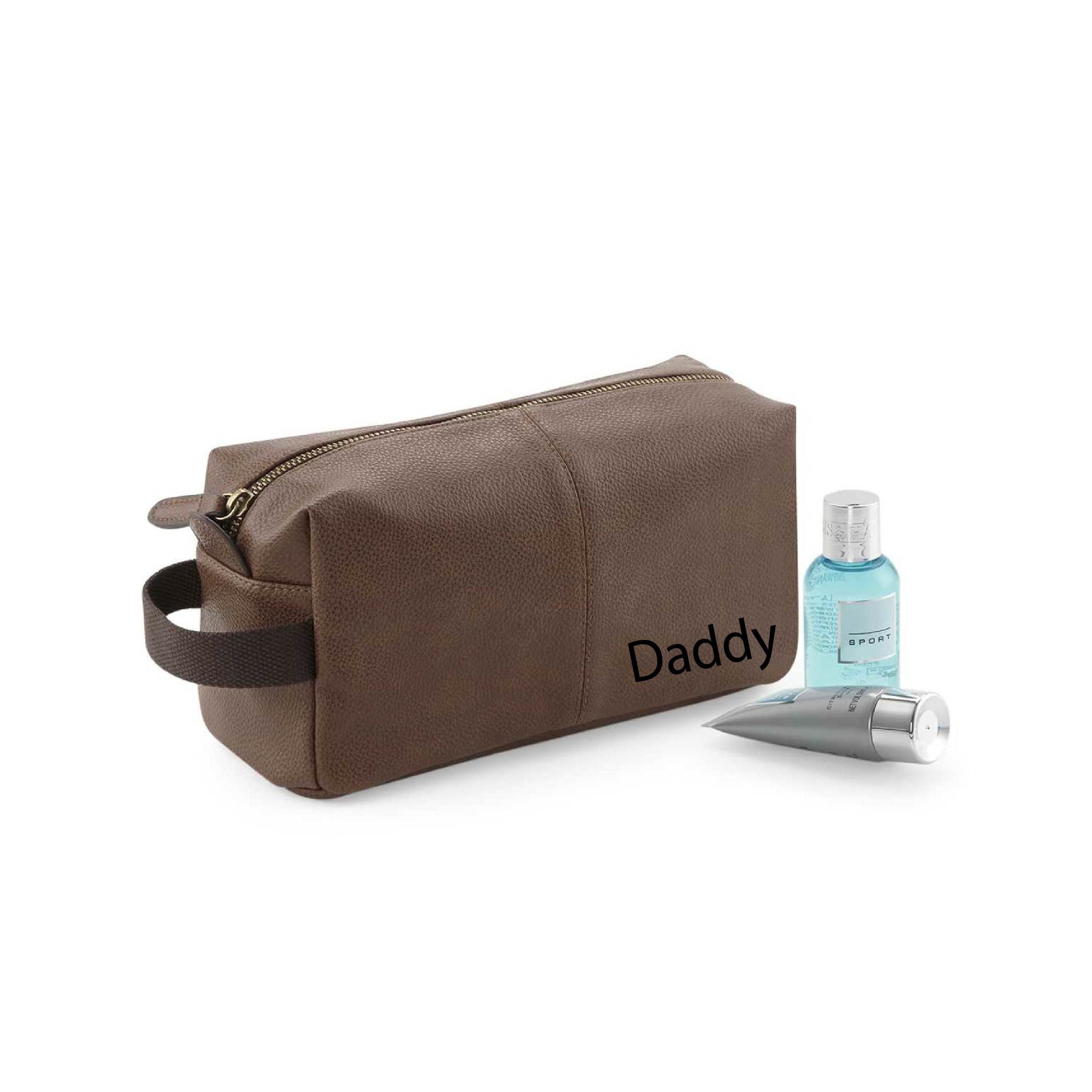 Beauty case in simil pelle completamente foderate e personalizzabile